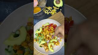 Paneer and corn salad ( detailed recipe in description)