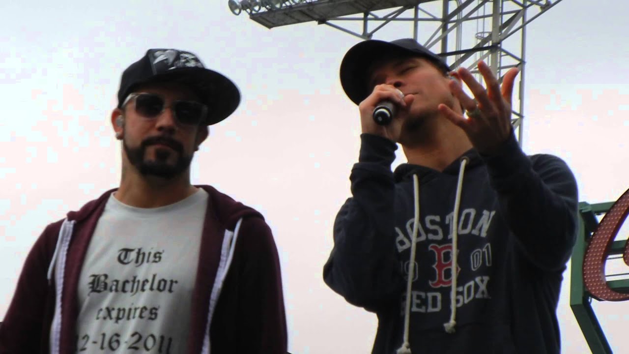 Backstreet Boys performing Siberia at Fenway Park at Soundcheck 6/11/11