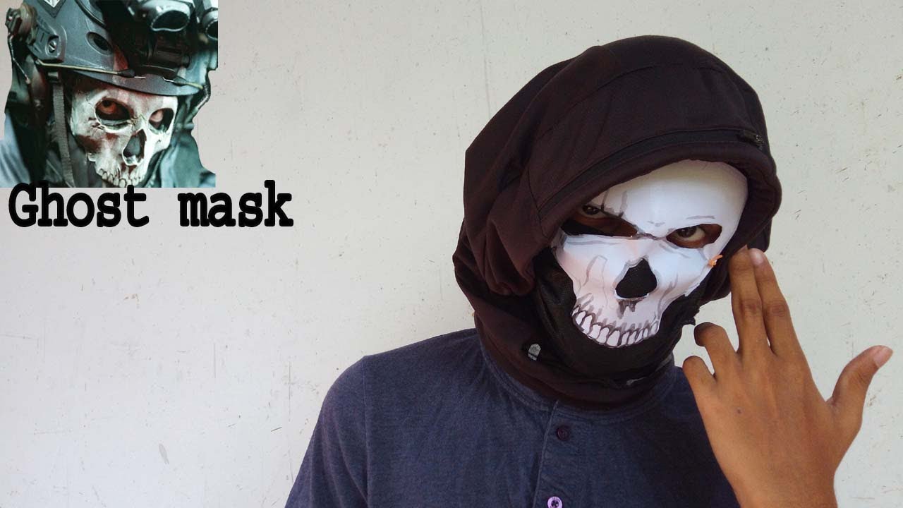 I made a DIY Ghost mask as a Lockdown Project [MW2] : r/CallOfDuty