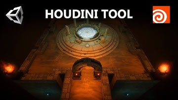 Houdini Tool : Procedural paths generated from a curve