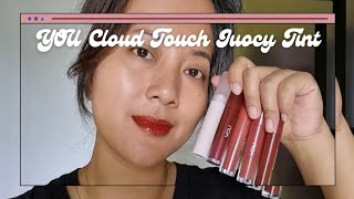 YOU Cloud Touch Juicy Tint Shade Coco Bliss, Bubbly Peach, Pink Fizz, Apple Candy | nugrahenianna screenshot 2