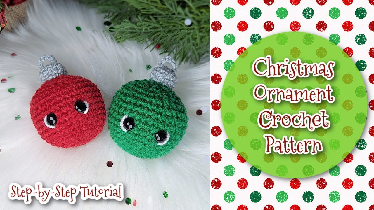 How to Crochet a Christmas Ornament | Amigurumi Pattern