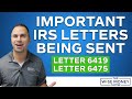 Important Tax Letters Being Sent Out