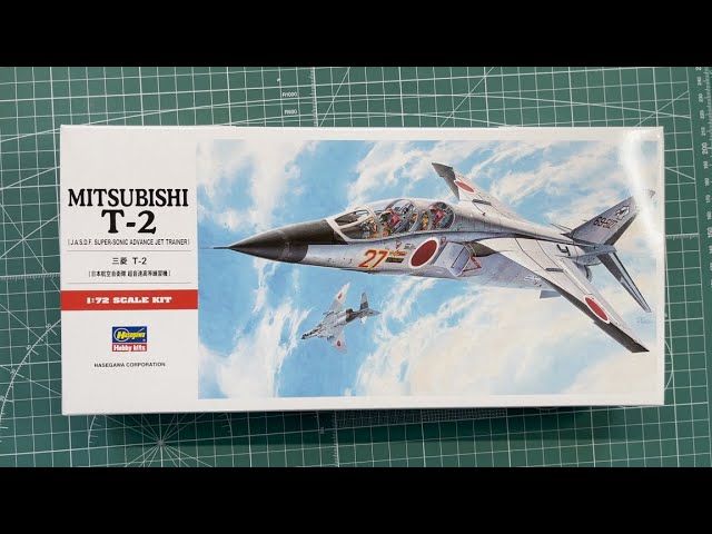 Hasegawa Mitsubishi T-2 1/72 Scale Model Aircraft - YouTube