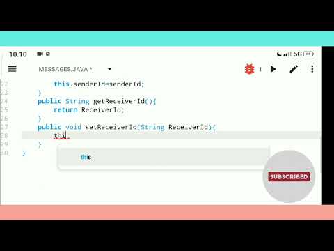 Firebase Chat App In Aide Part 14 #aide #codeassist #appdevelopment #java #firebase #chatapp