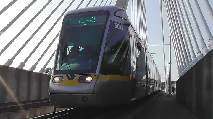 Luas Tram Number 5013 - William Dargan Bridge, Dun...