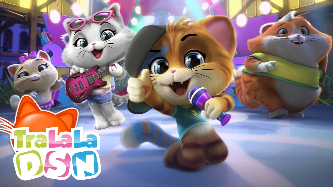 🐾🎶 Concertul Musical - 44 de Pisici | Desene animate în română - TraLaLa DSN