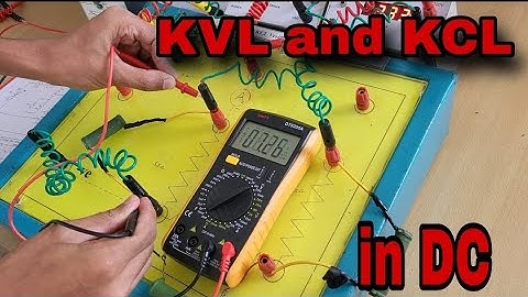 VERIFICATION OF KVL AND KCL FOR DC CIRCUITS || PRACTICAL || 4K