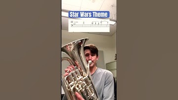 Star Wars Theme on Euphonium | With Music #euphonium #brassband #tuba #trombone #band
