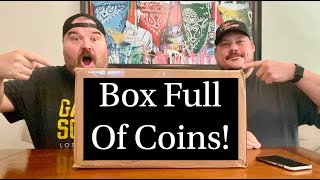 Huge Box Of Coins! What's Inside???