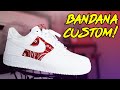custom air forces with bandana
