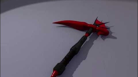 Dragon Pickaxe in 3D, by Jeffrey_Son