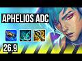 APHELIOS &amp; Soraka vs MISS FORTUNE &amp; Thresh (ADC) | 8k gold comeback | EUW Diamond | 26.9