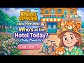 Animal Crossing New Horizons 🏨 Who’s at the Hotel Today? (Daily Check-In)