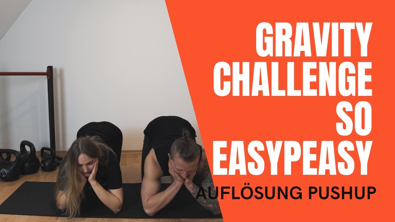 TikTok Gravity Challenge - Kein Mann kann diese Challenge (Pushup ...
