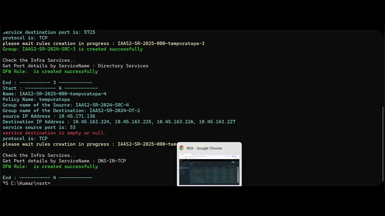 NSX-T DFW Bulk Rules Import Using PowerShell Script - YouTube
