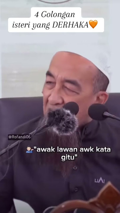 Isteri yang derhaka🌻~Ustaz Azhar Idrus