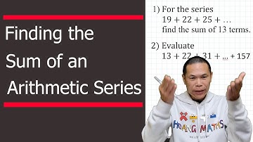 Finding the Sum of an Arithmetic Series: Part 1