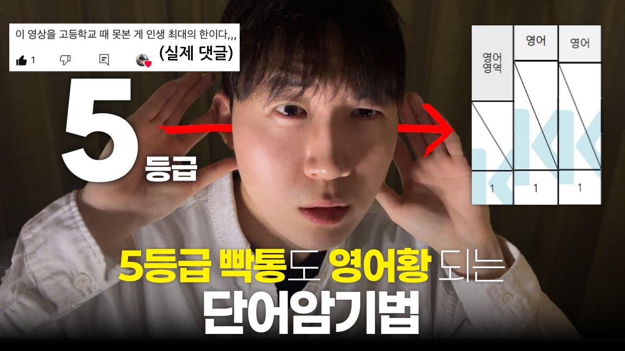 이 '방법'으로 단어 씹어 먹고, 전진독해까지 뚫렸습니다