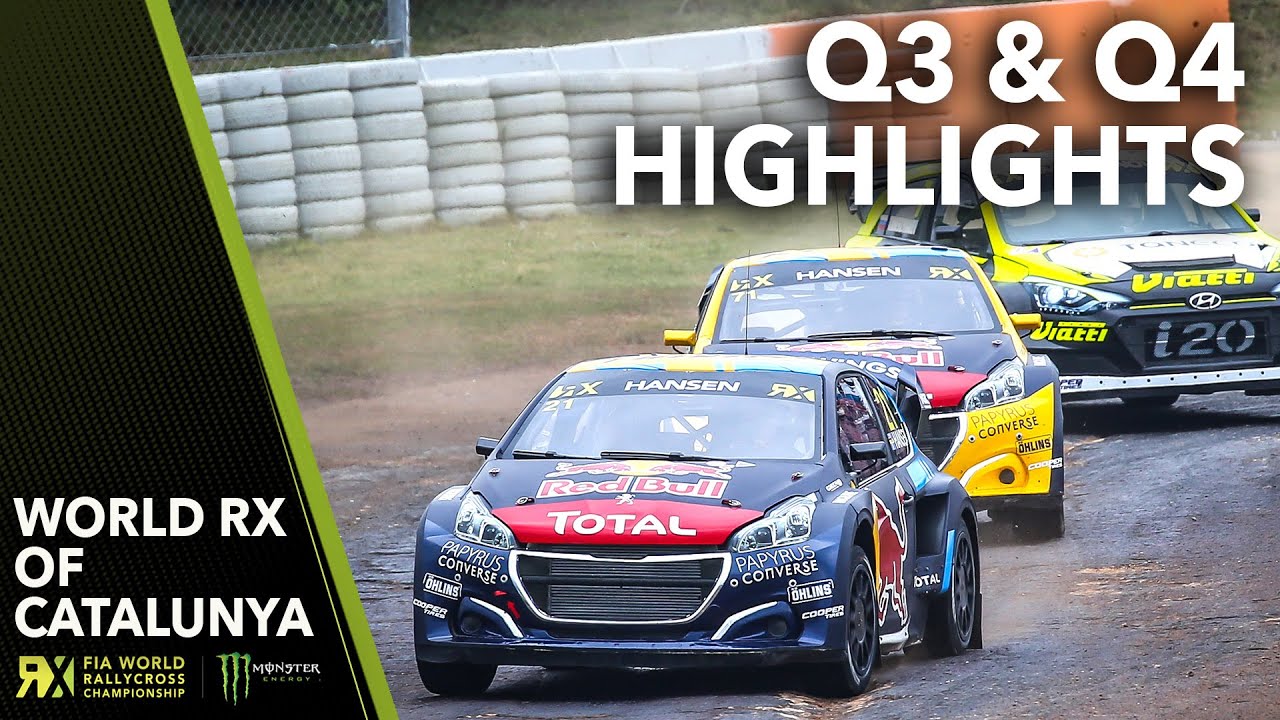 Q3 and Q4 highlights | 2019 Cooper Tires FIA World Rallycross of Catalunya