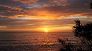 Bar Montenegro beach sunset