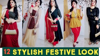 2020 Durga Puja & Diwali Festive Look Book Stylish Looks