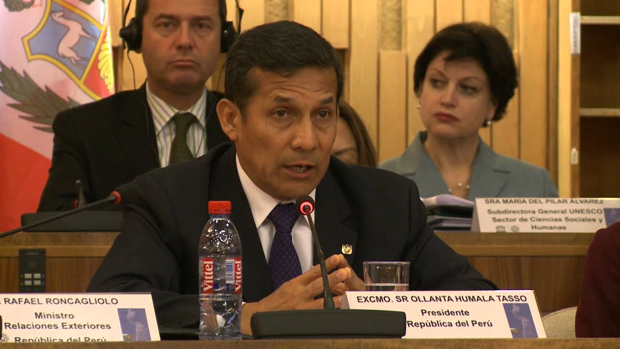 El Presidente de la República del Perú visita la UNESCO