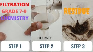 Separation of liquids & insoluble solid using Filter paper chemistry demo | STD 7-10 | BEST DEMO Filter Paper Science Experiment Expriments Youtube Shortfeed