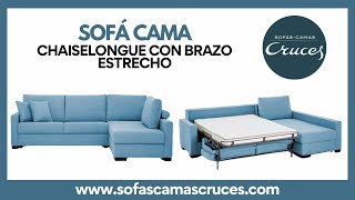 Un Sofá Chaiselongue que se convierte en cama para dormir 3 personas | Muebles de Calidad