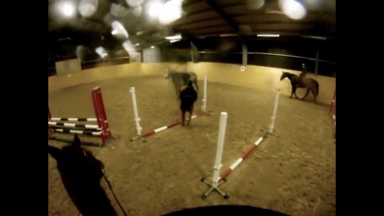 Träning för Pontus Molin på StallEkeberg..... - YouTube