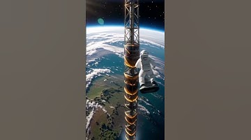 The Nanotube Spire#ai #aiart #aifilm #epicspace #scifi #hoverboard #megastructure