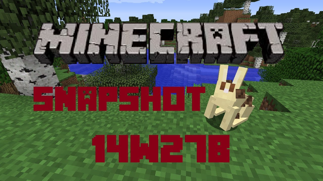 Minecraft Rabbit Snapshot Minecraft: Snapshot 14w27b - Rabbits and More - YouTube