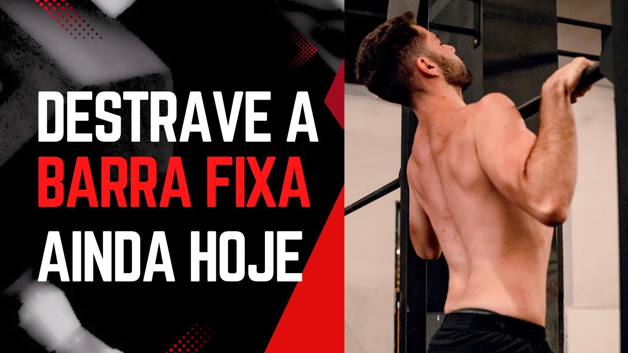 Ganhe força para fazer a sua primeira barra fixa ! Passo a passo (iniciante)