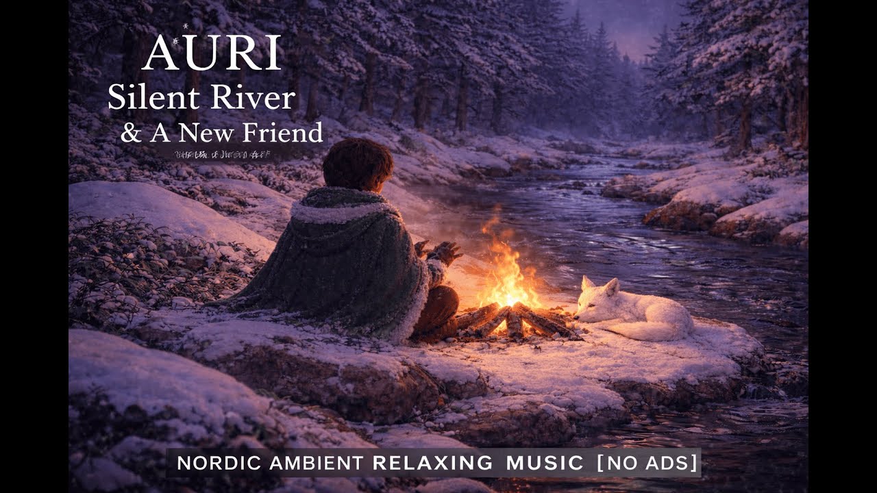 AURI | Silent River & A New Friend | Nordic Ambient Relaxing Music [No Ads | No Copyright]
