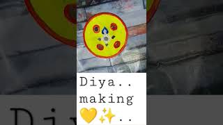 how to decorate diya#manikemove #manikemagehithe #diyamaking#easysteps#diwalidecor#decor
