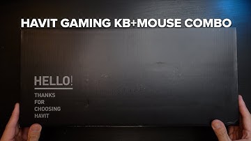 Unboxing The Havit Gaming Keyboard and Mouse Combo