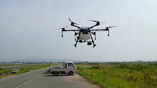 広島県のお客さん　粒剤散布ドローン　令和２年6月29日