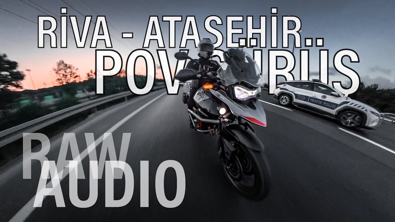 POV | Benimle Sür - Triumph Tiger 900 GT Pro | Saf Motor Sesi | Riva - Ataşehir