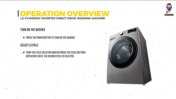 LG Inverter Direct Drive Washing Machine Manual: FV1409H3V ThinQ User Guide