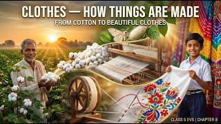 The Amazing Journey of Clothes | Class 5 EVS Chapter 8 | Our Wondrous World | Full Documentary