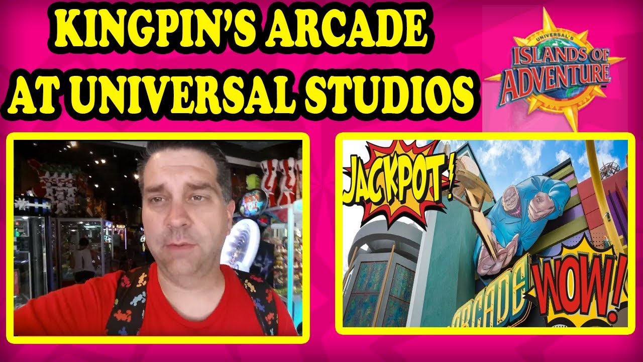 Claw Machines KingPin's Arcade at Islands of Adventure Universal