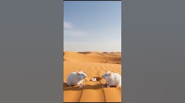 The rabit saved the apple plant from drying up by watering it.😭#ai​ #tree​ #save​ #bear​