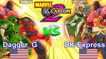 Marvel vs Capcom 2: New Age of Heroes - Dagger_G vs DK-Express