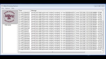 MikroTik - Send Browsing Log to Remote Syslog Server