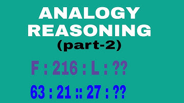 Analogy Reasoning ....(part-2)//All details ...types of Analogies and examples.....