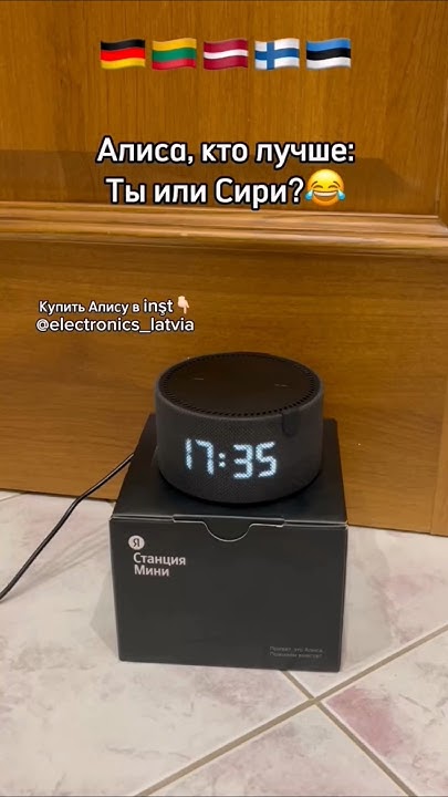 Как подключить и как настроить колонку Алиса?😱 Инст:electronics_latvia# ...