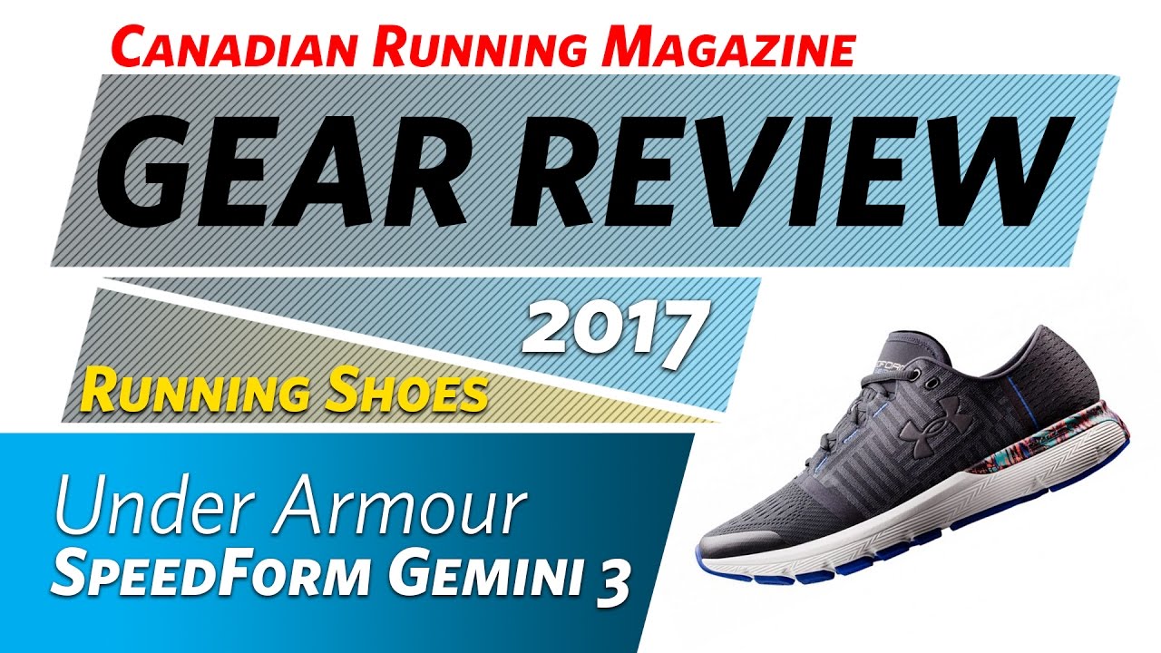 Pareja Monje célula SHOE REVIEW: Under Armour Gemini 3 - YouTube