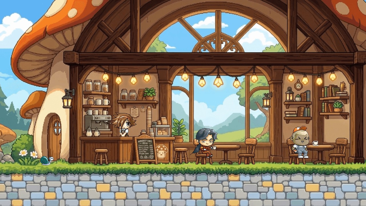 암허스트 카페 1시간