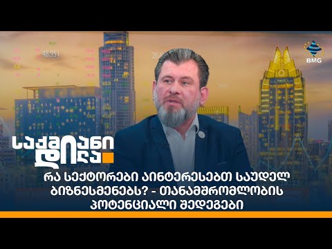 რა სექტორები აინტერესებთ საუდელ ბიზნესმენებს?