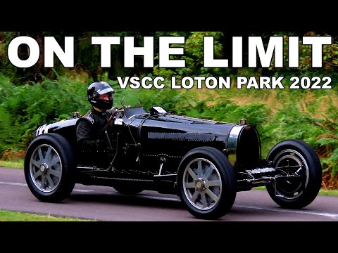 VINTAGE CARS ON THE LIMIT at VSCC Loton Park 2022 | ERA, Bugatti Type 51 and more!